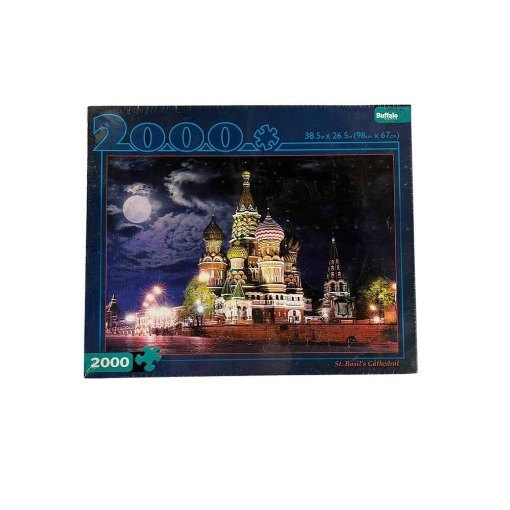 Buffalo Games 2000 Piece Puzzle St. Basils Cathedral  New